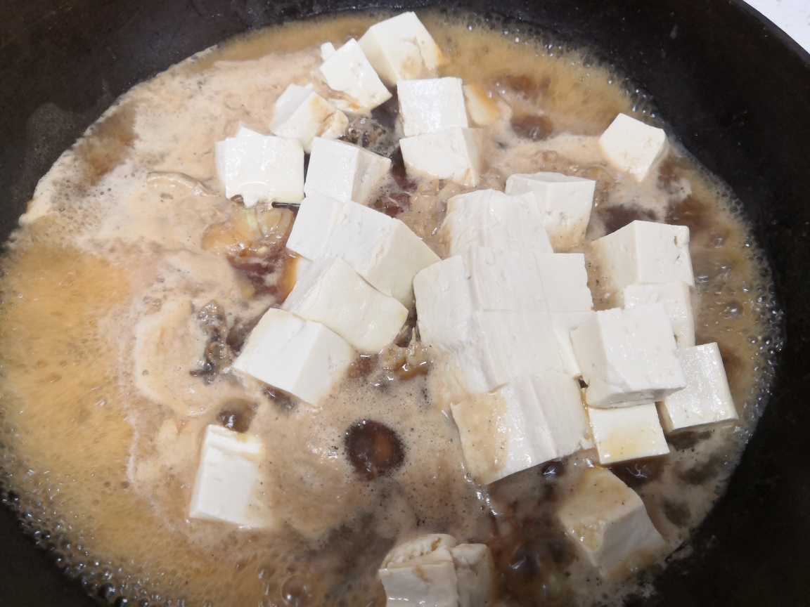 超下饭的鳕鱼炖豆腐的做法 步骤6