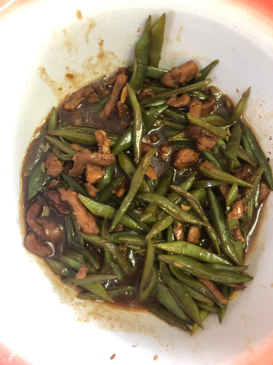 豆角肉丝饭