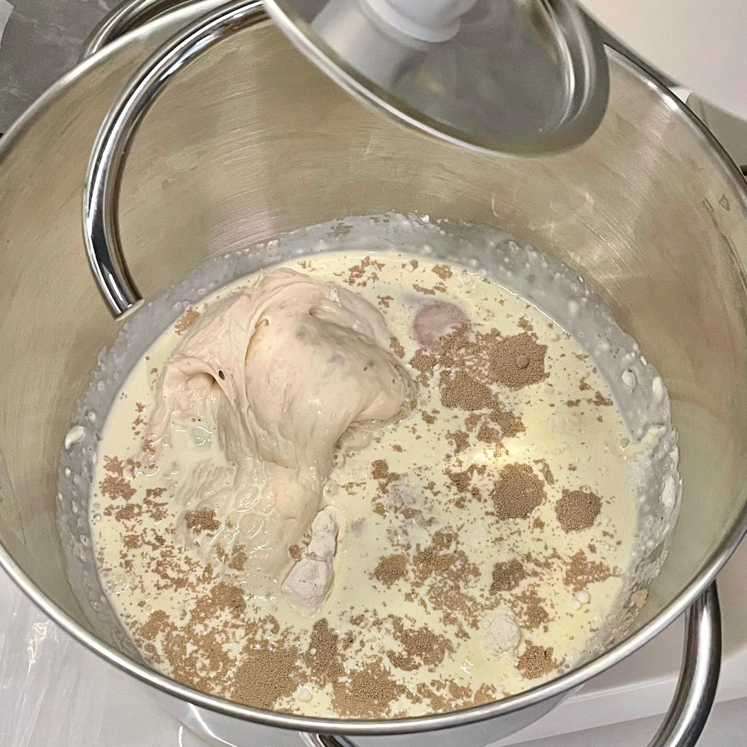 纯奶手撕吐司的做法 步骤1