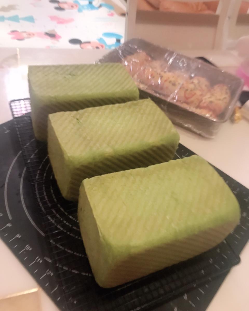 抹茶蜜豆吐司