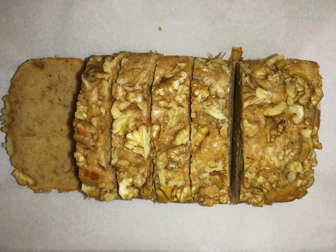 香蕉核桃磅蛋糕 Banana & Walnut Pound Cake
