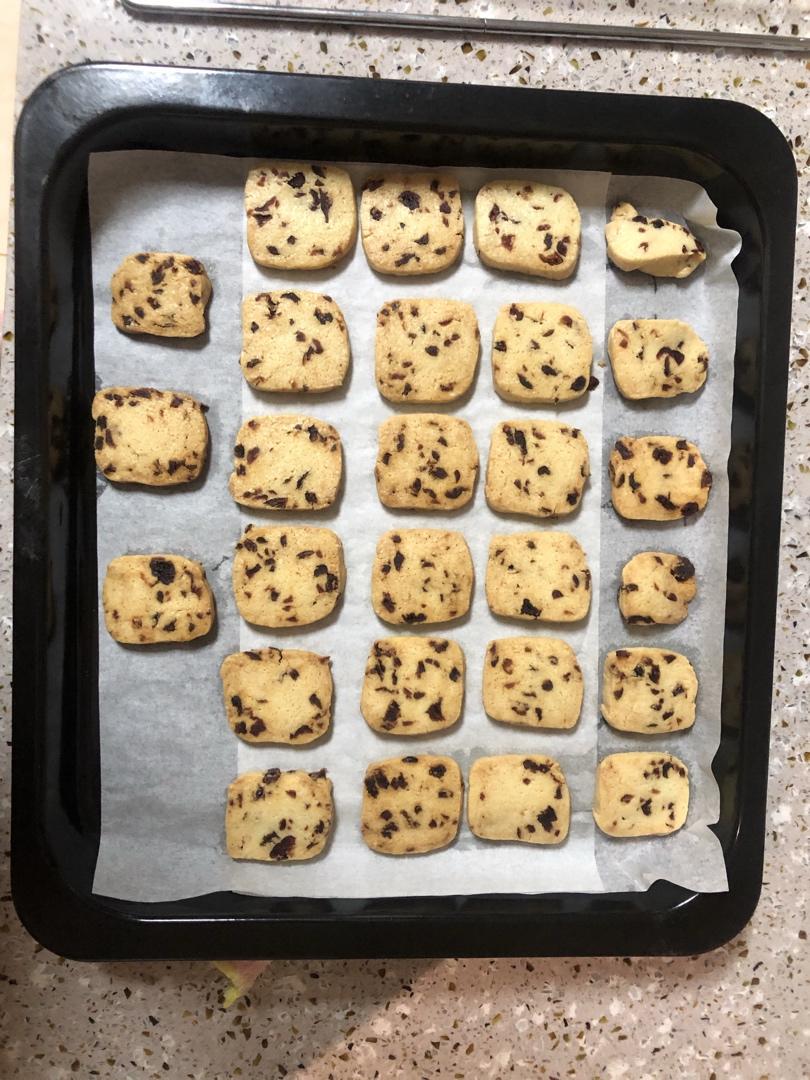 低糖少油版蔓越莓饼干