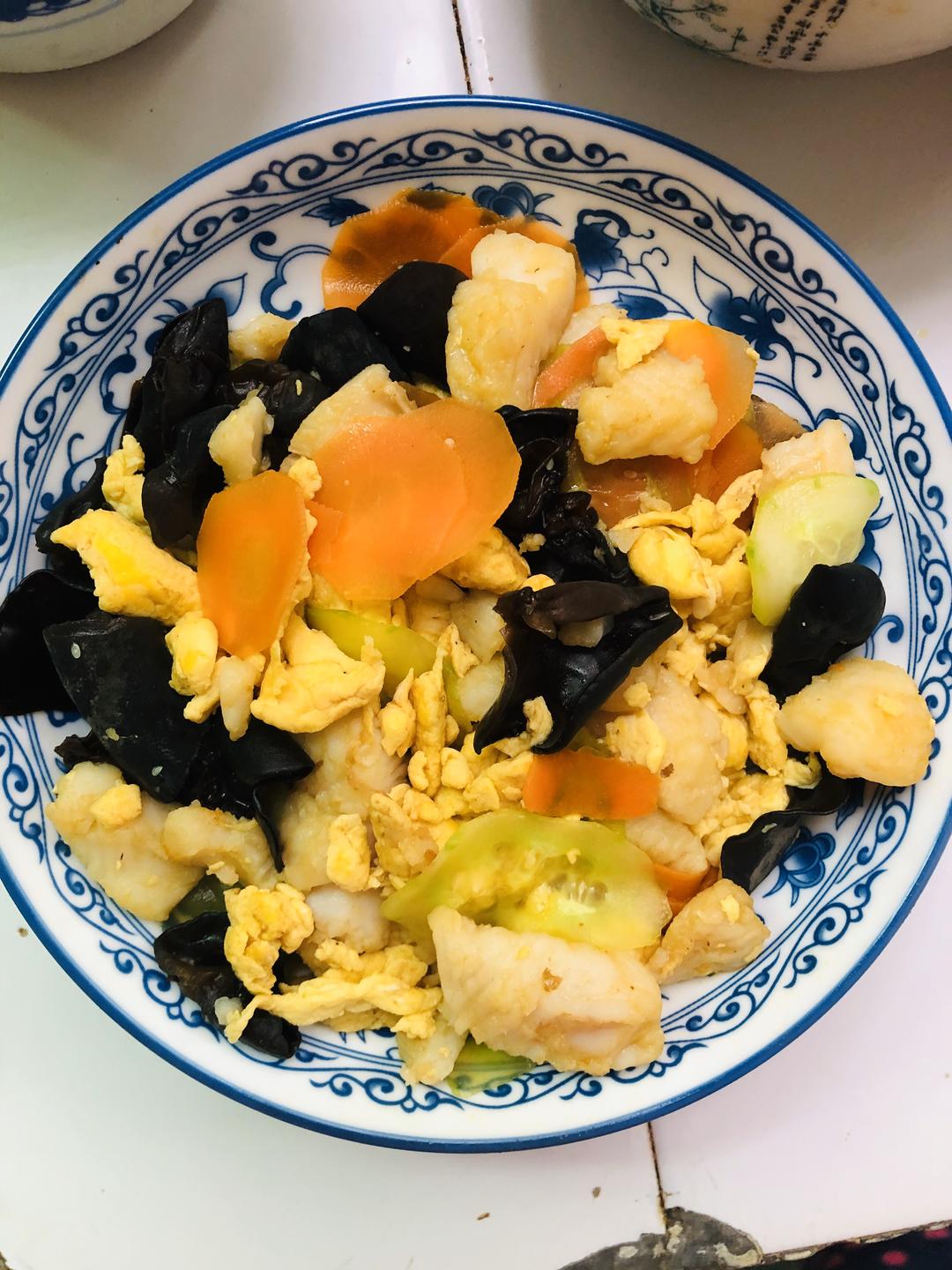 keep减脂食谱·木须鱼