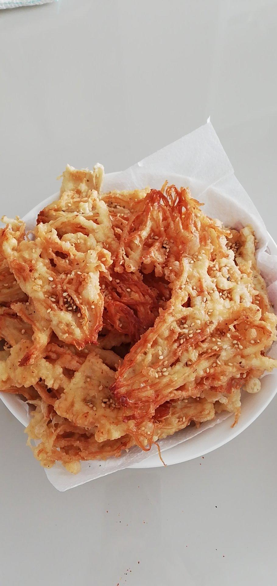 cindylang做的快手菜&油炸金针菇