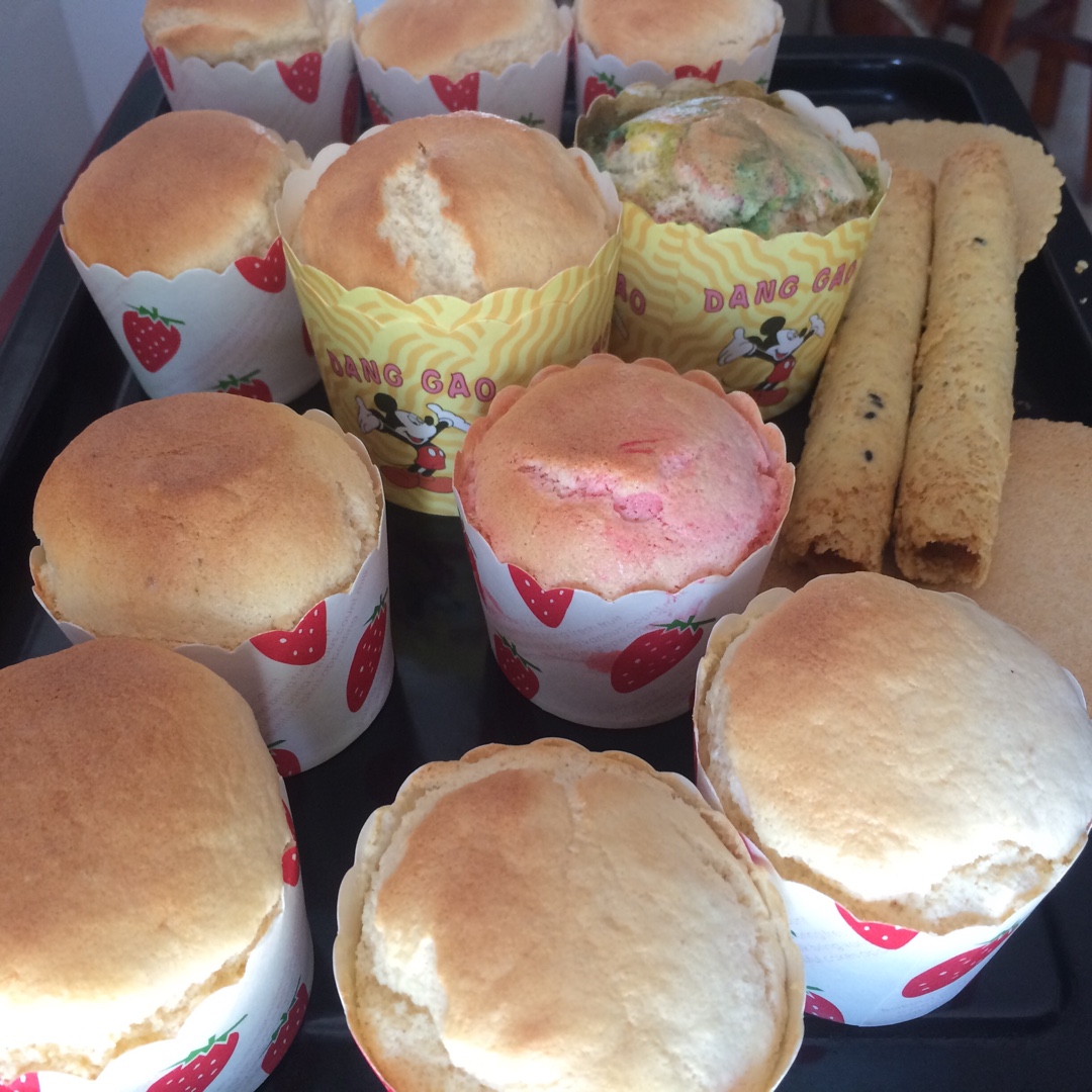 杏仁纸杯蛋糕（8寸方）