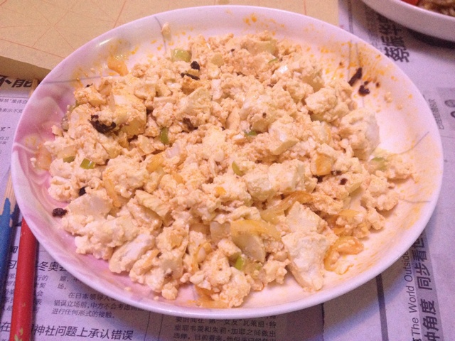 小葱拌豆腐