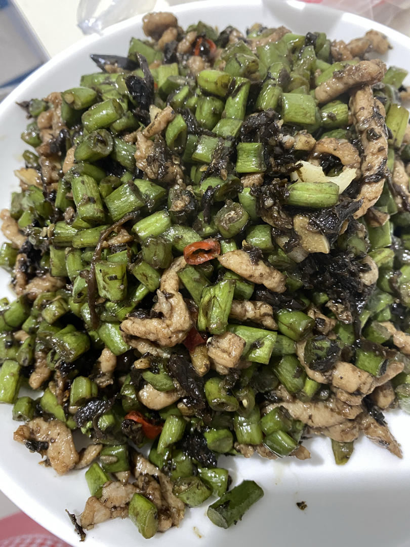 四季豆肉末橄榄菜