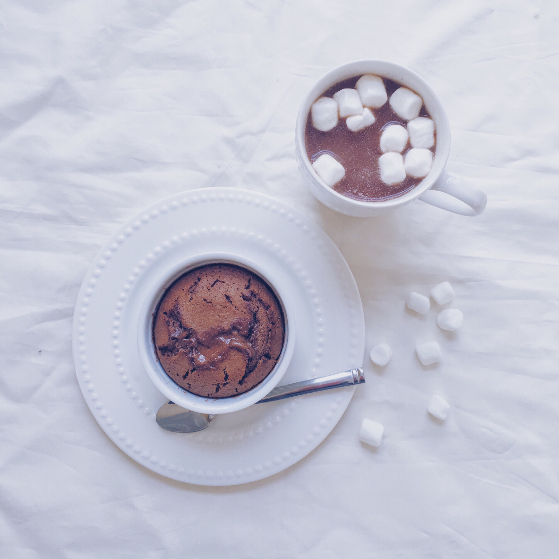 给妹子群的巧克力熔岩蛋糕