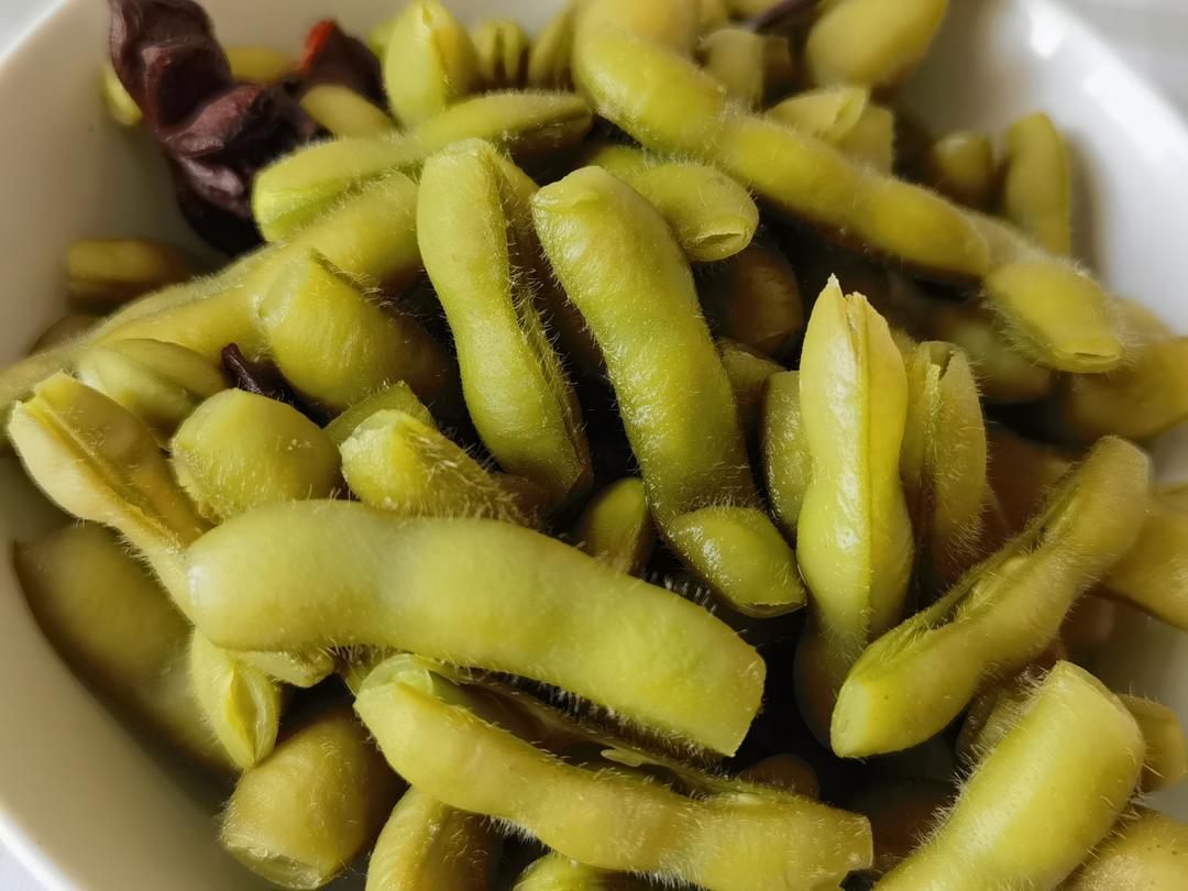 简易五香煮毛豆