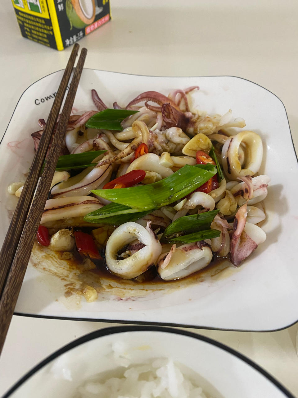 油葱带籽小管（母管，小鱿鱼）