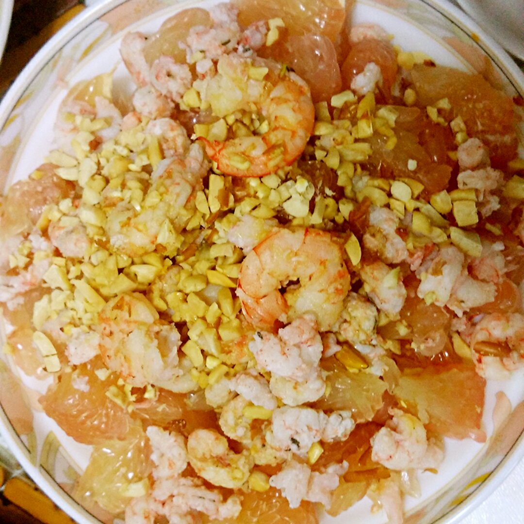 泰式柚子虾沙拉