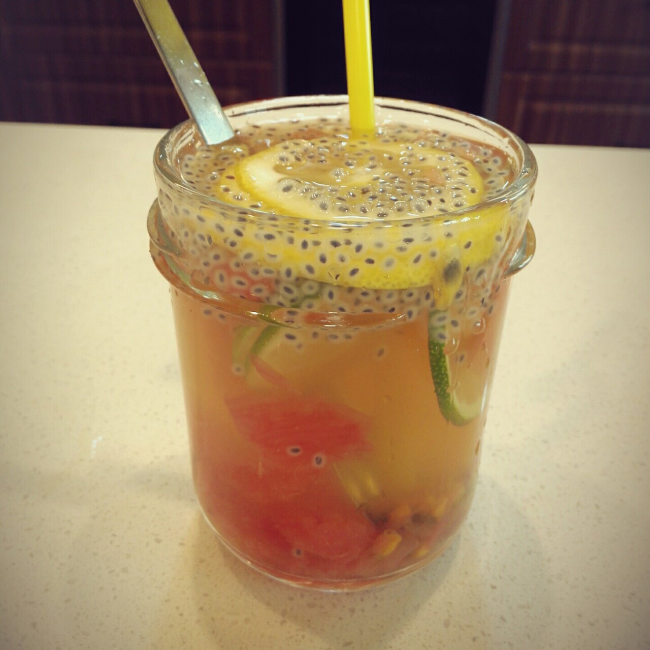 西柚柠檬冷泡茶