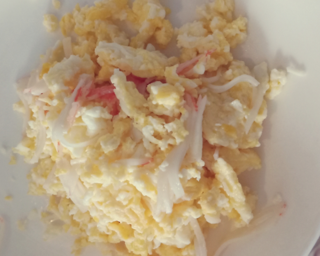 奶油煎蛋（赛螃蟹）的做法