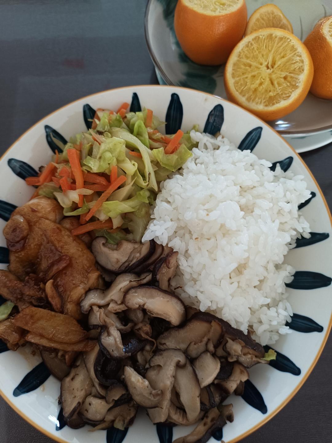 照烧鸡腿饭
