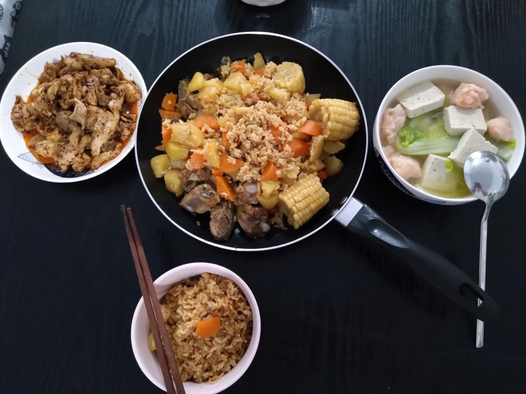 电饭锅版排骨焖饭
