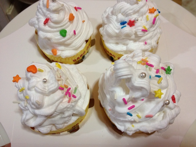 奶油戚风杯子蛋糕