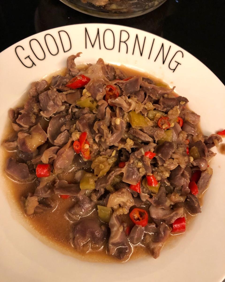 小米椒爆鸡胗