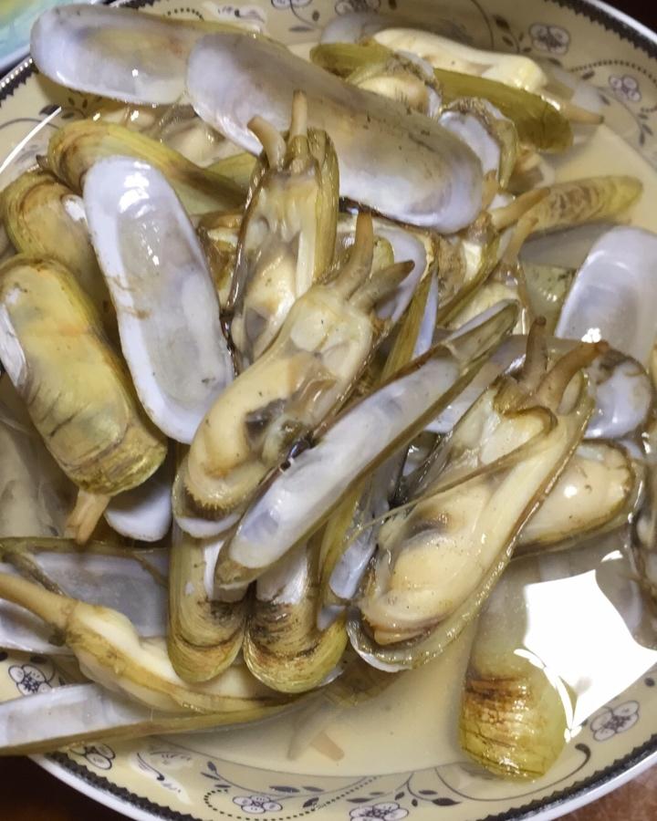 下厨房用户gsk9做的白灼蛏子配鲜美蘸汁