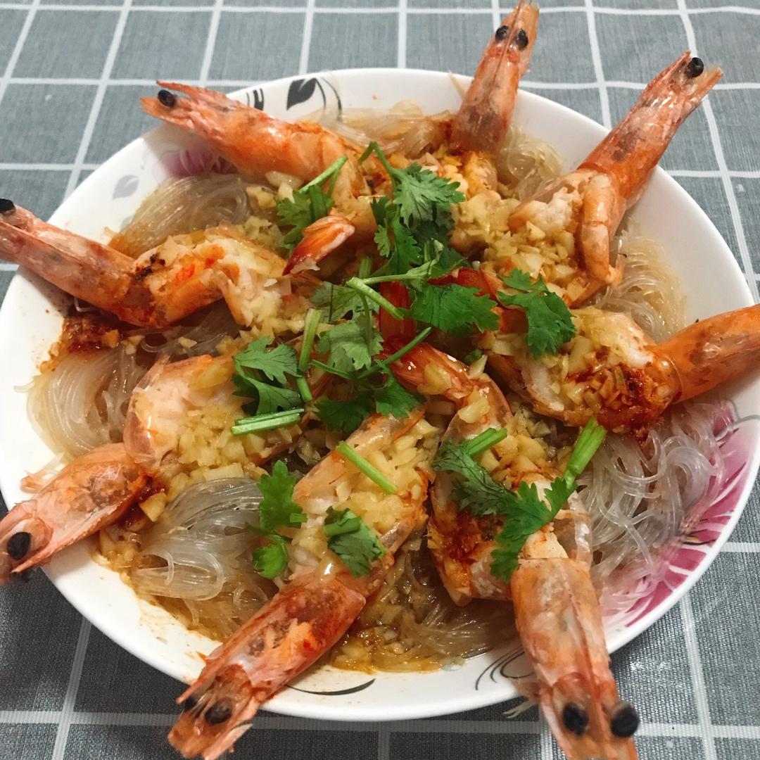 蒜蓉粉丝蒸虾