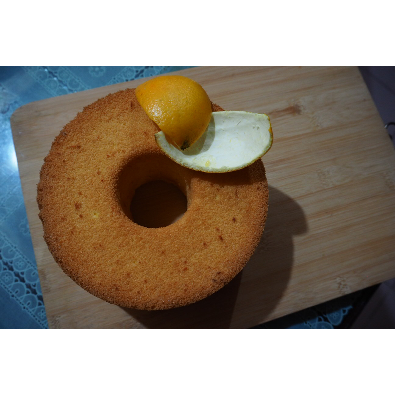 软嫩q弹,橙香十足——香橙戚风 monica小姐姐做的