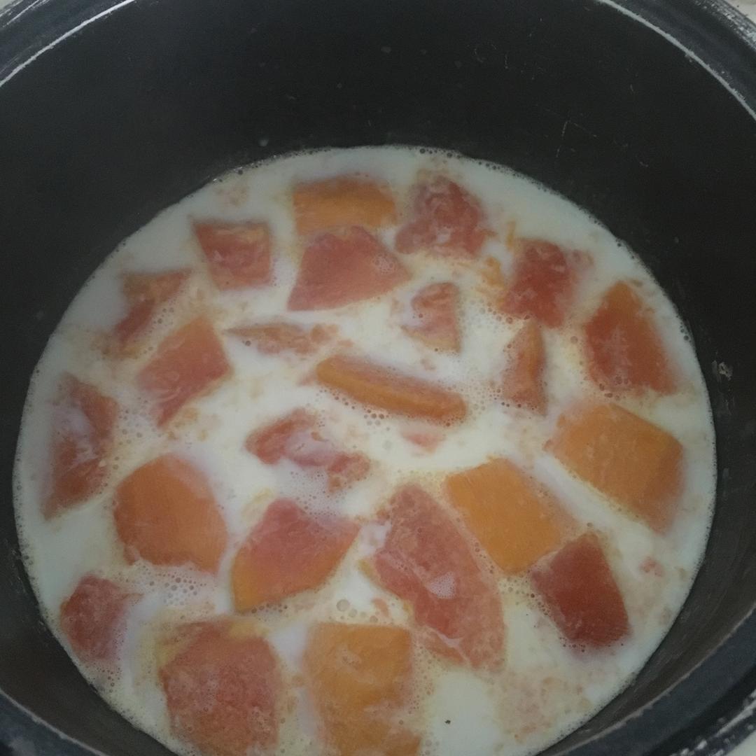 木瓜炖牛奶