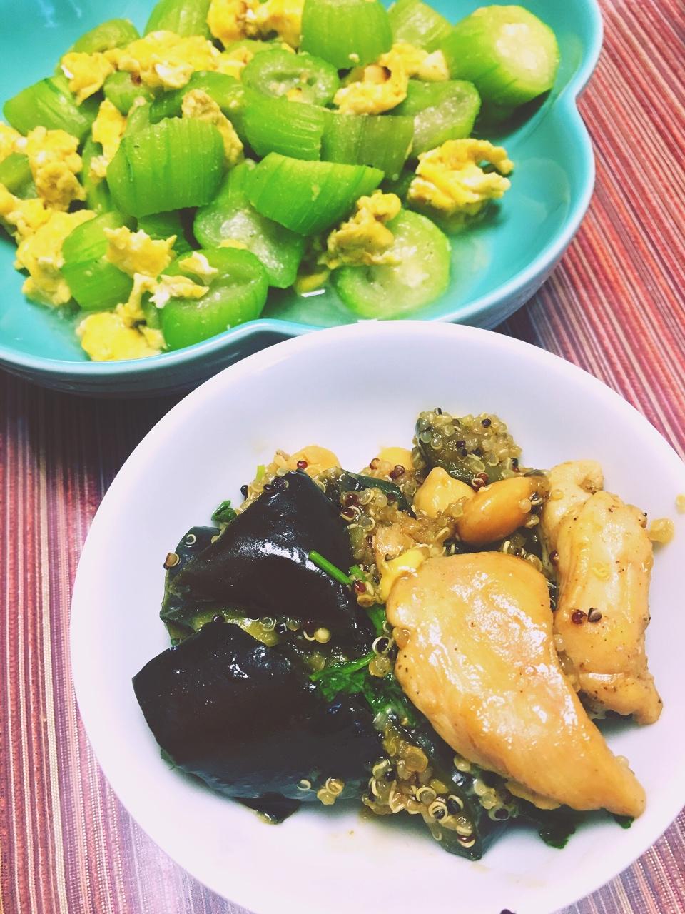 【健康三餐】鹰嘴豆鸡胸茄子饭