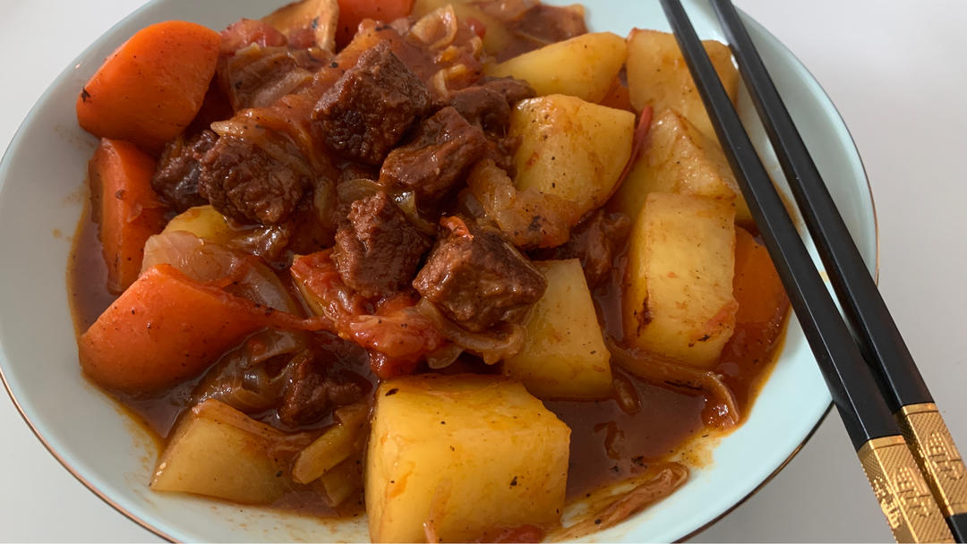 土豆炖牛肉