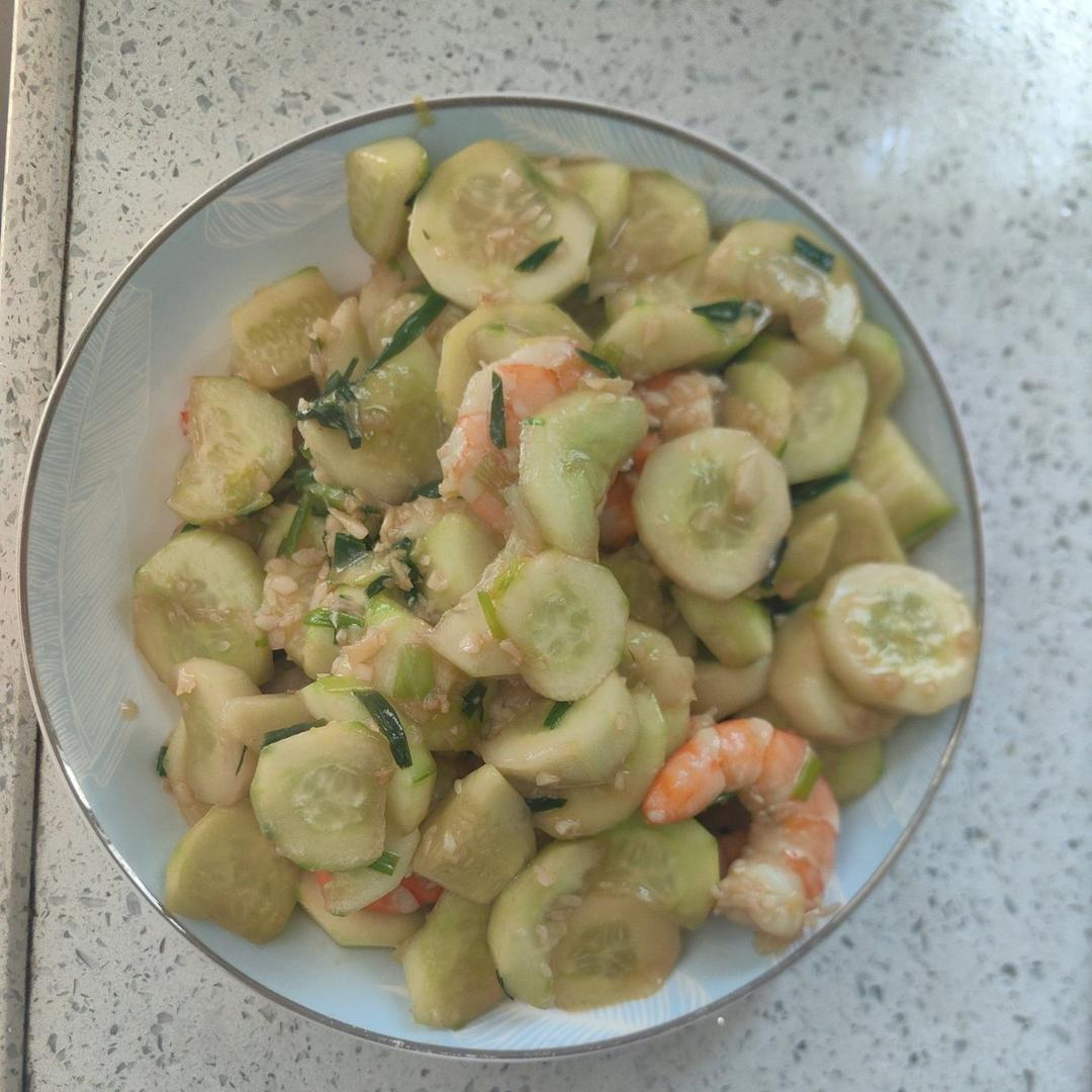 独食快手菜——青瓜炒虾仁