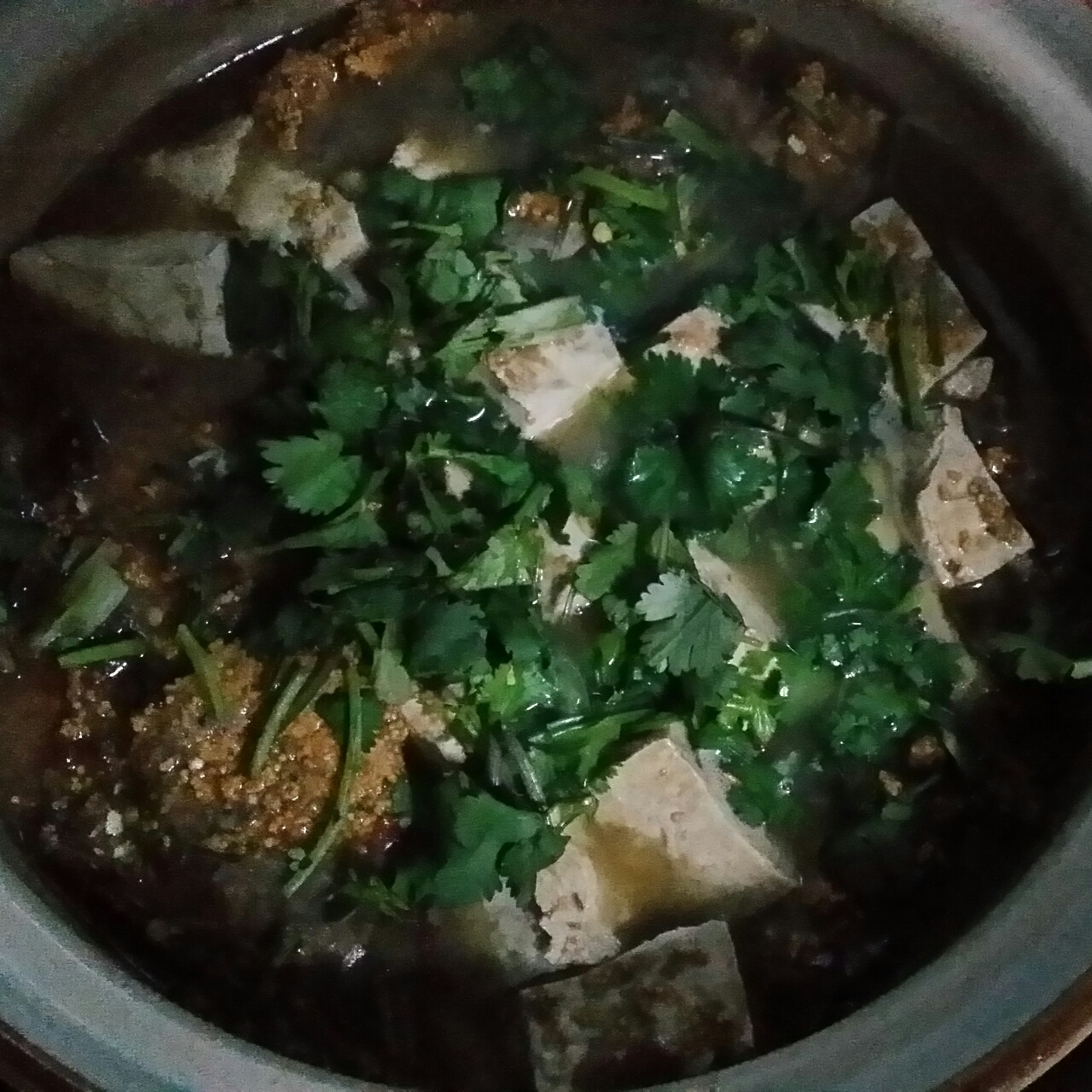 鱼籽豆腐煲
