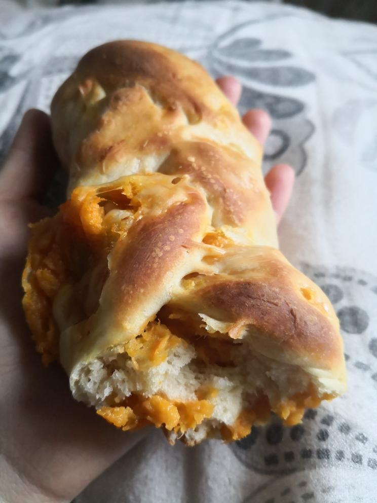 红薯软欧包的做法 步骤16