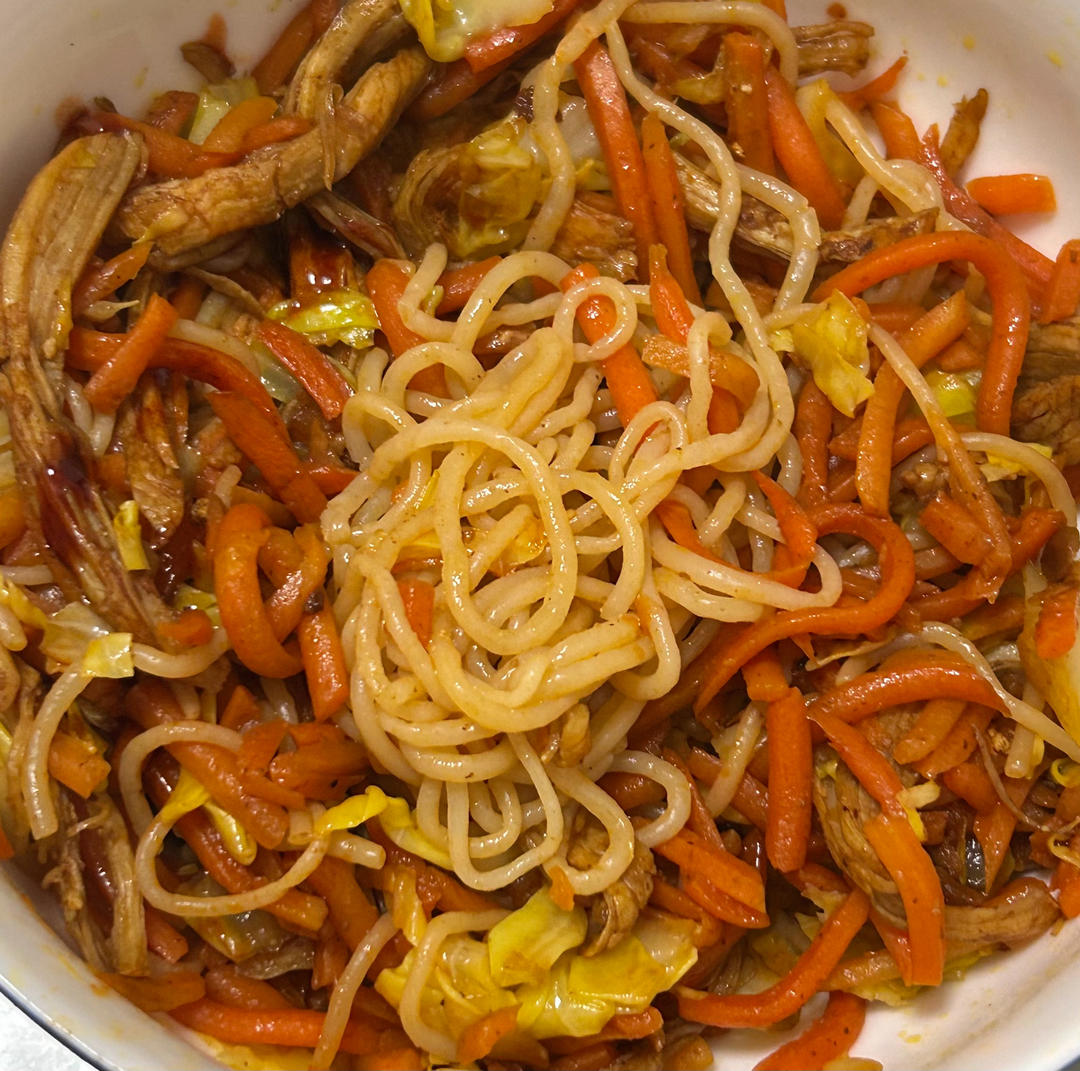 【自留】香晕人的低卡炒魔芋粉丝