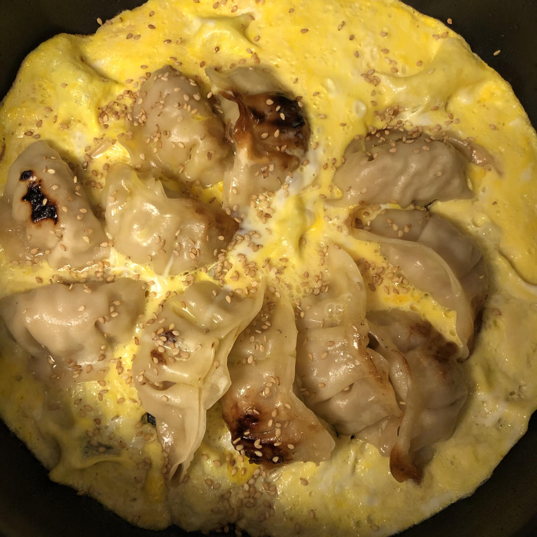 十分钟快手菜抱蛋煎饺（速冻饺子）