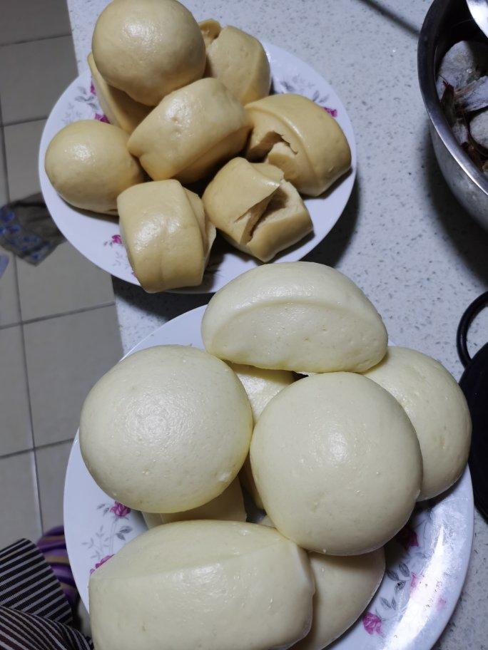 有着面包口感的红糖馒头（一次发酵）