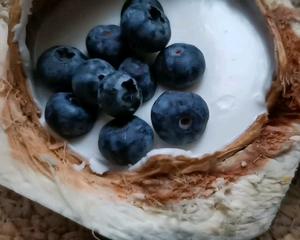 Raw coconut yogurt&Raw coconut  pudding生椰子酸奶，椰子布丁的做法 步骤8