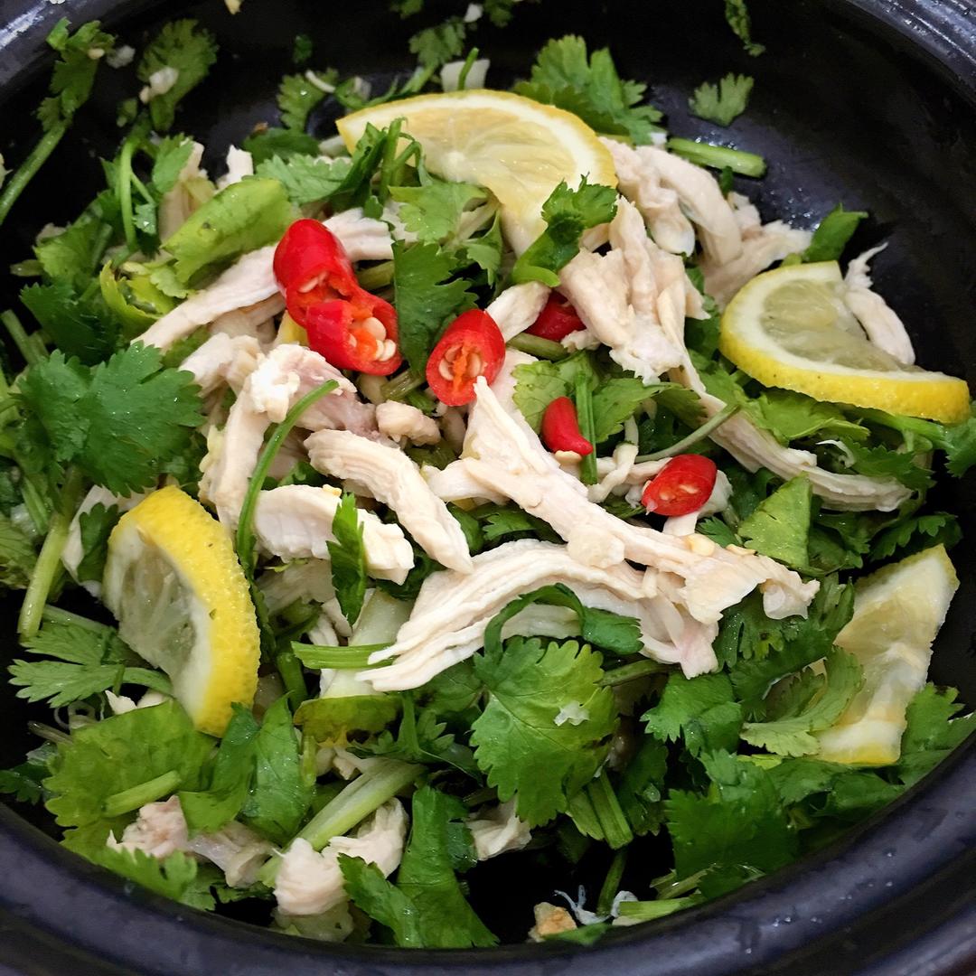 change下厨房做的傣味柠檬鸡