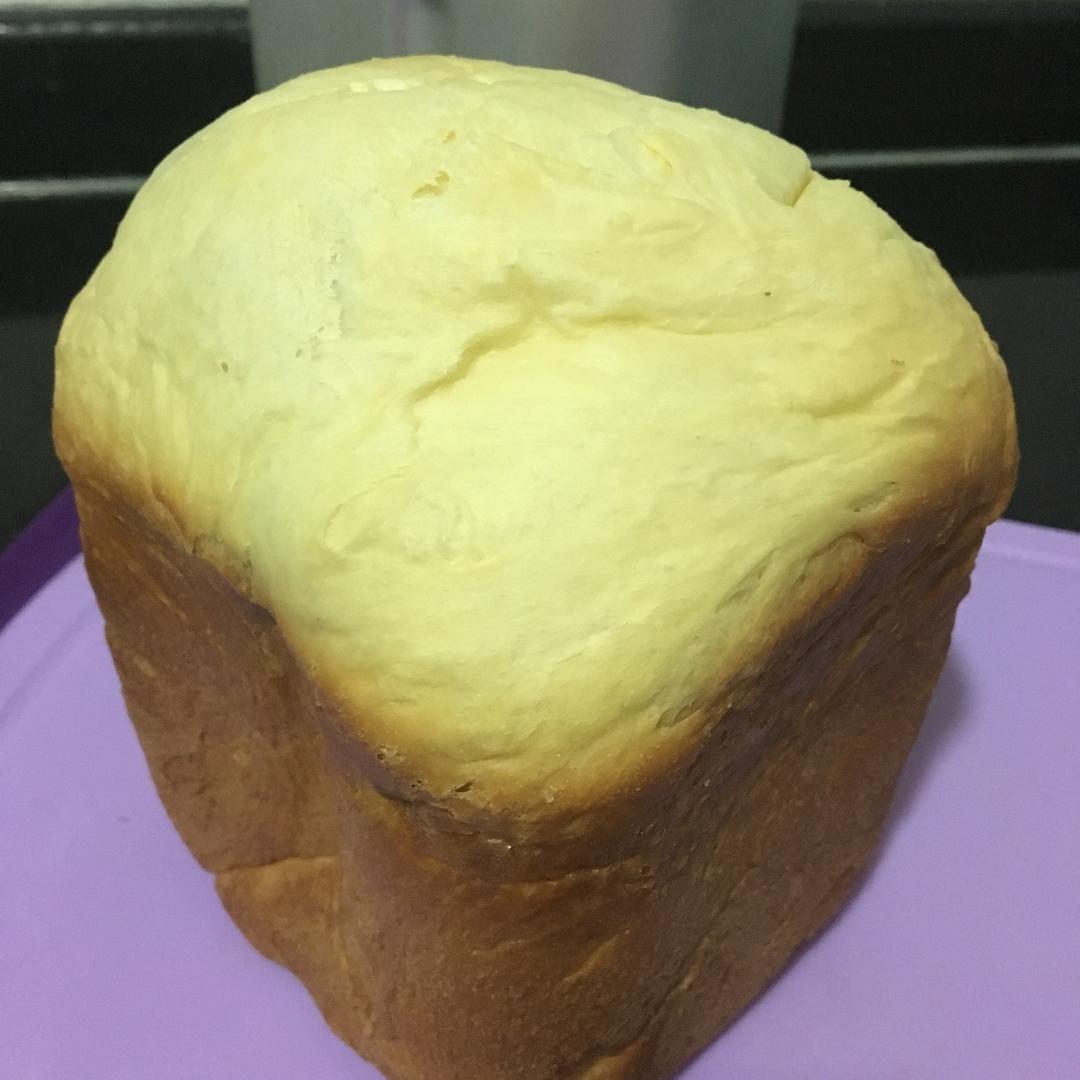 超级好吃的原味面包（面包机版）