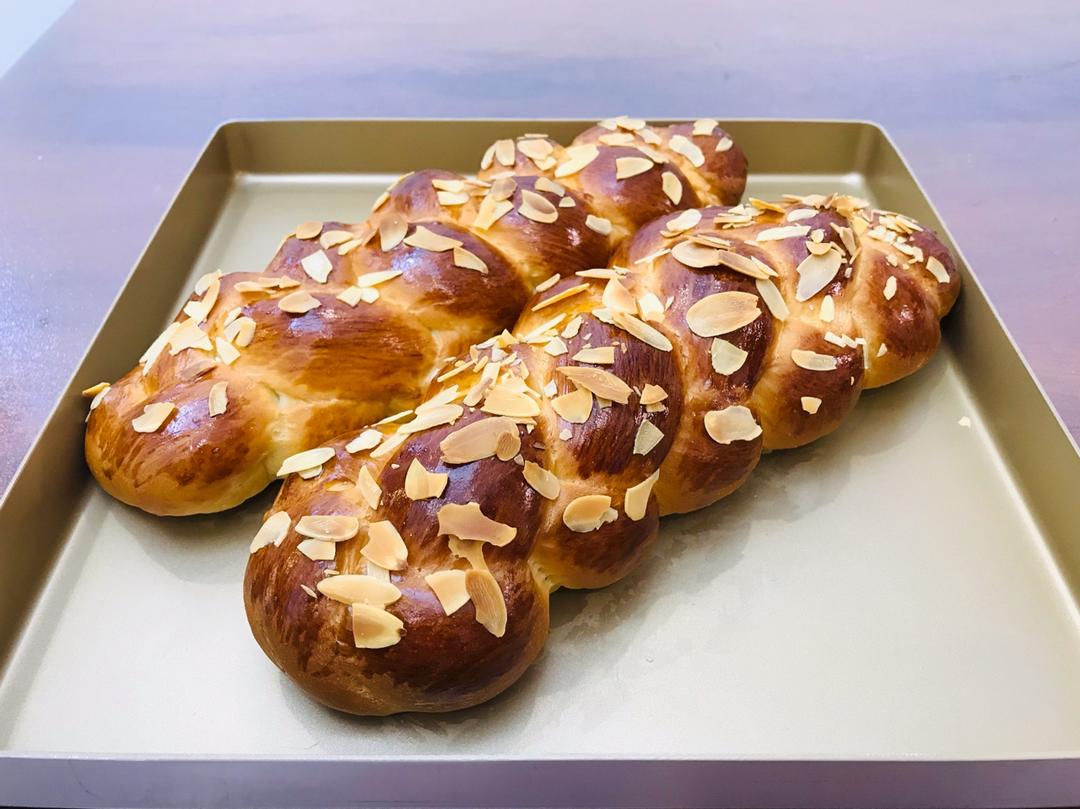 jenniferchen0629做的王传仁亲授 zopf瑞士辫子面包