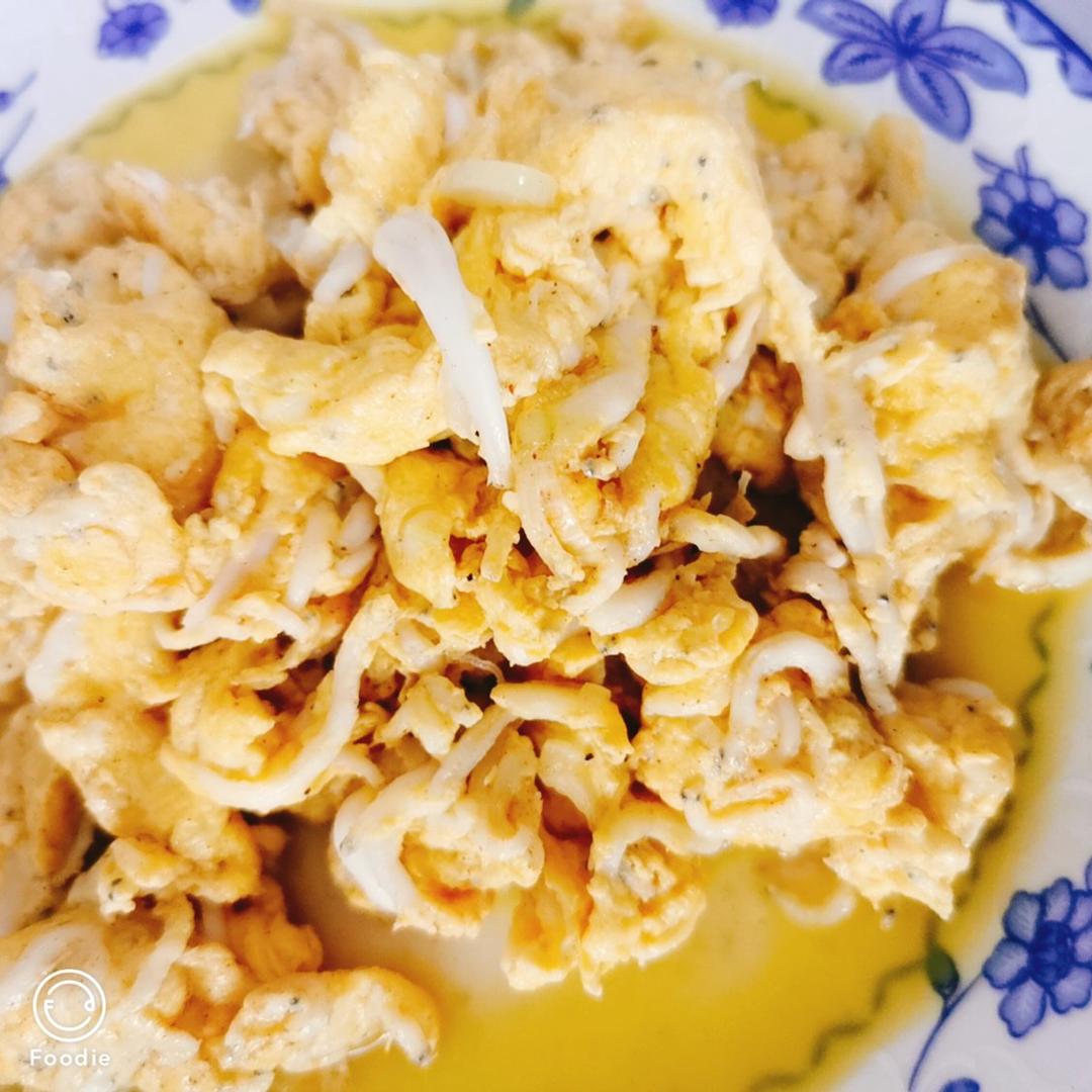 营养美味小银鱼炒鸡蛋