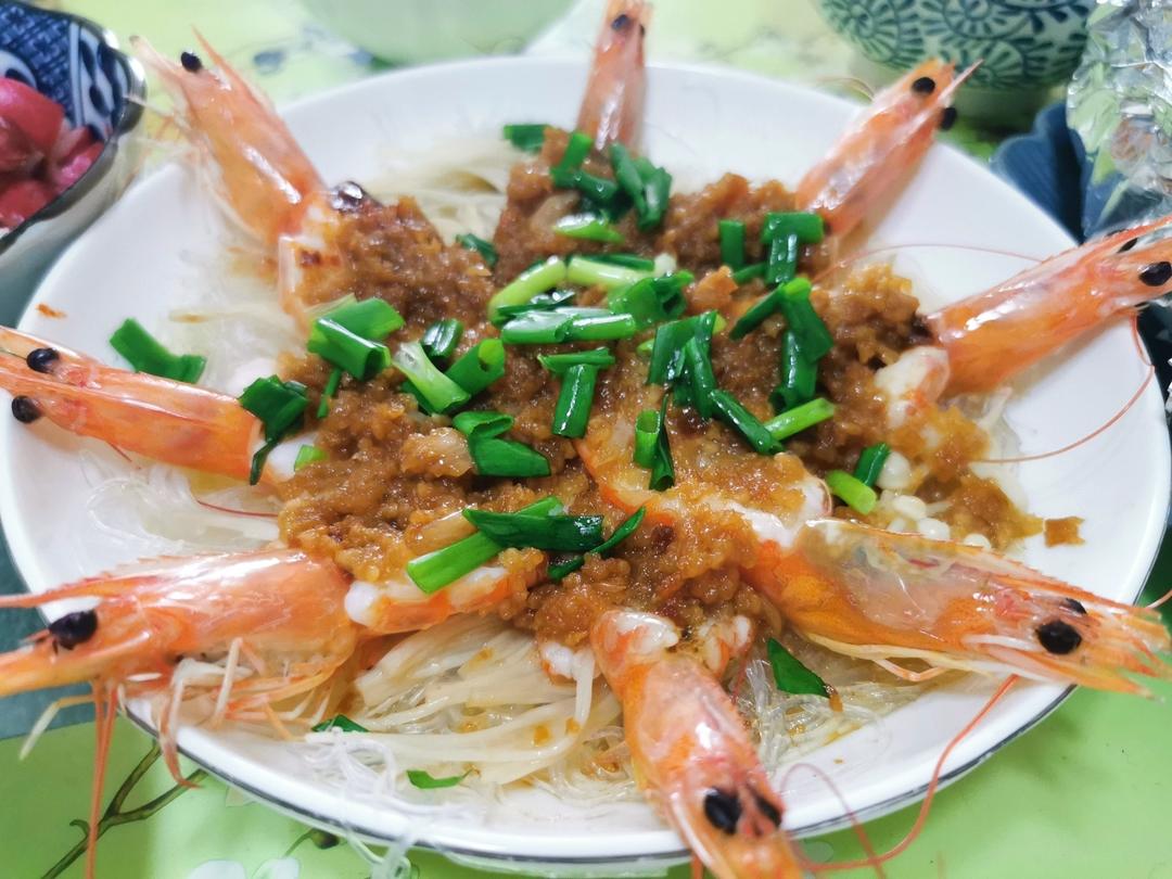 粉丝蒜蓉开背虾