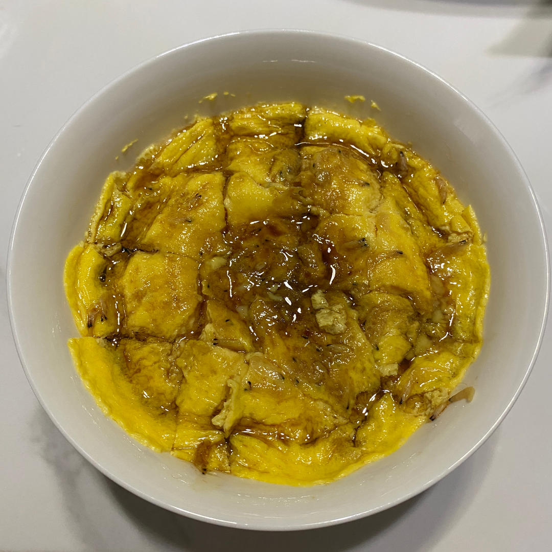 超快手微波炉3分钟虾皮鸡蛋羹