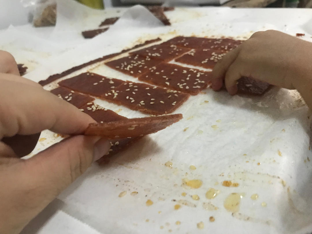 蜜汁猪肉脯🥩适合孩子吃的零食