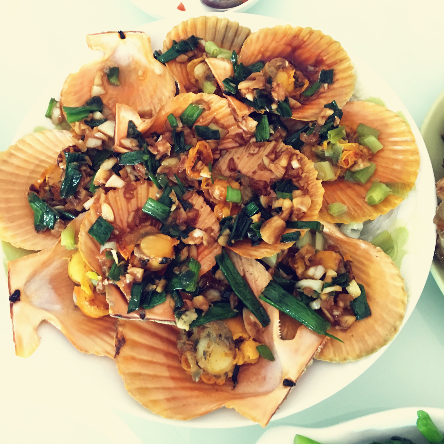 蒜蓉粉丝蒸扇贝