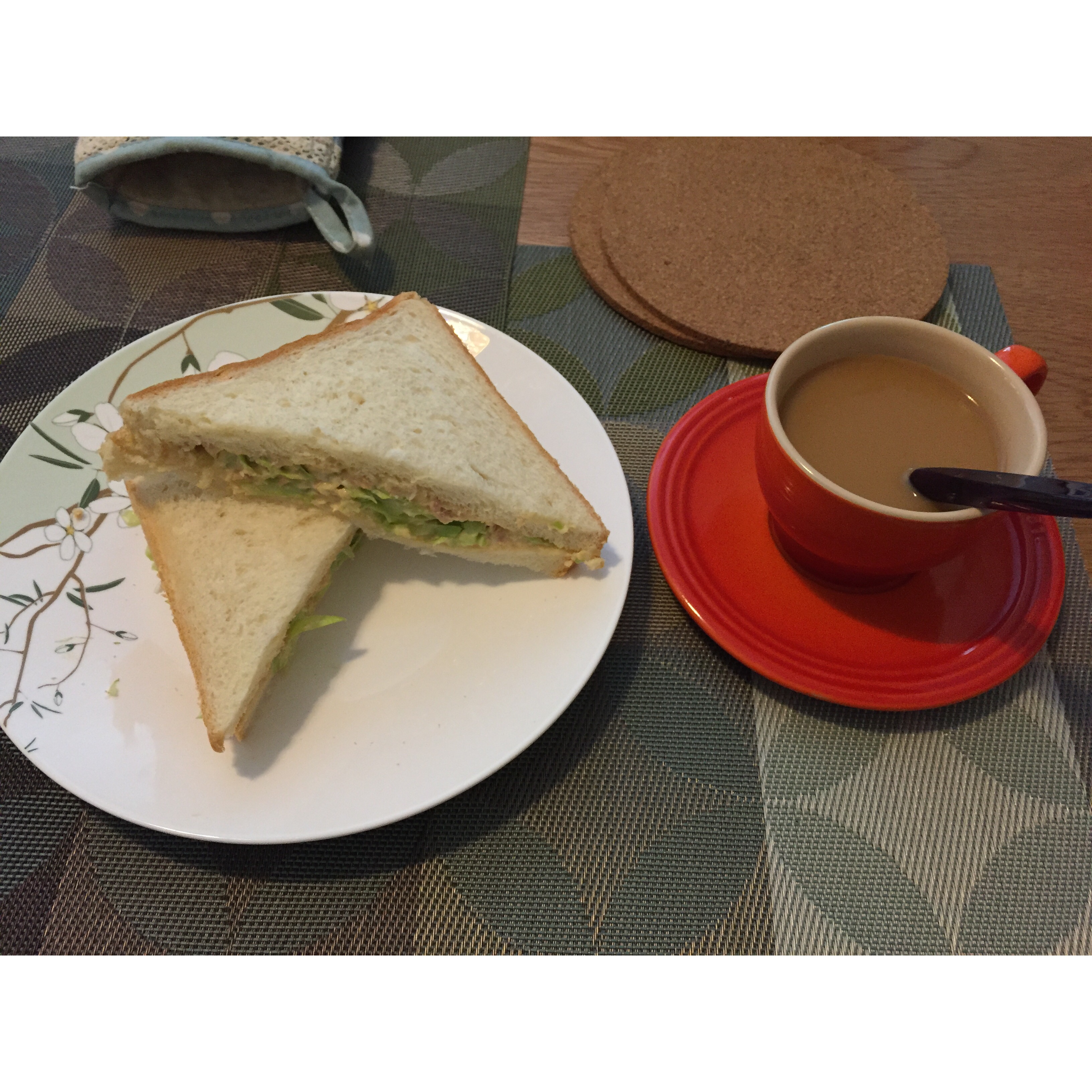 （元气早餐）鸡蛋吞拿鱼三明治