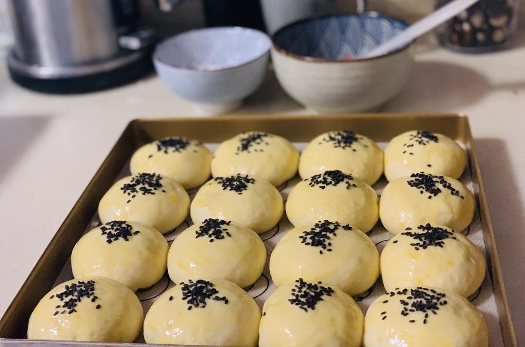 奶黄小餐包-一次发酵超好吃（附快手奶黄馅制作方法）