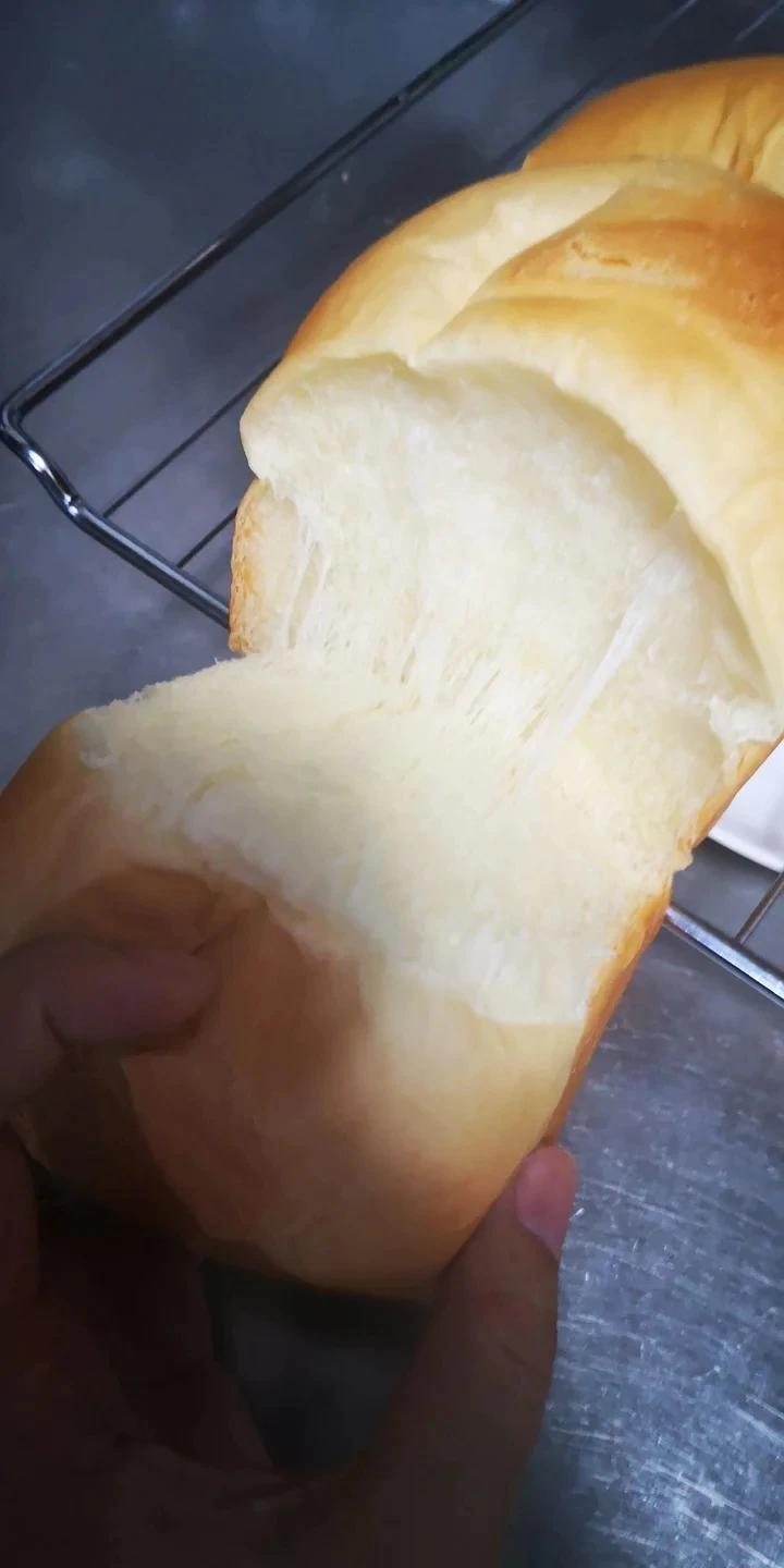 夺命软吐司(๑´ڡ`๑)超软拉丝极速方便的一次发酵吐司