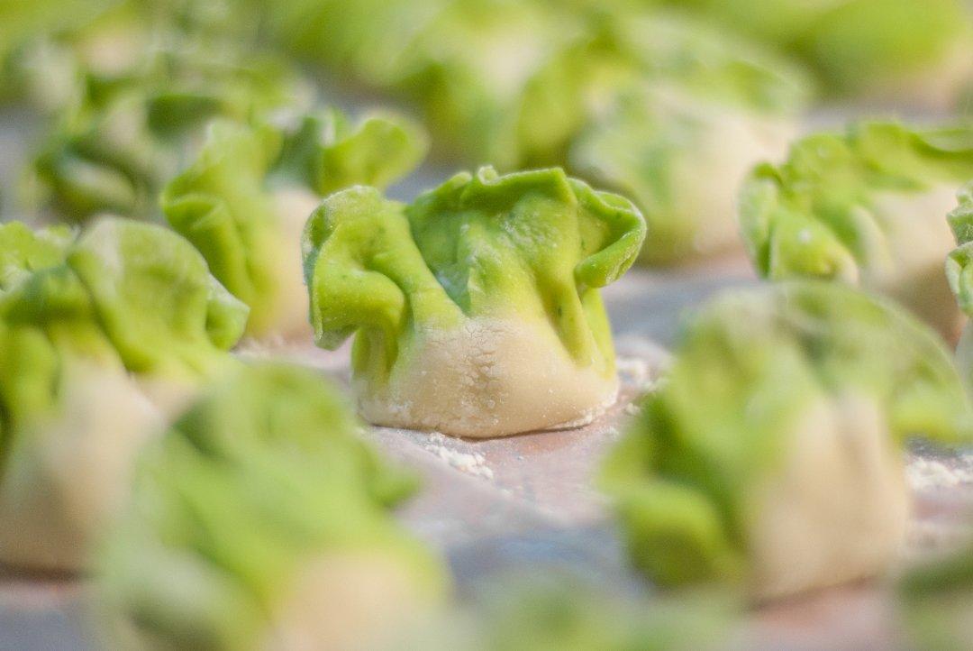 翡翠白玉白菜饺子详细版（附翡翠白玉白菜饺子包法，翡翠白玉饺子皮两种制法，面包机和面，翡翠白玉烧卖，各种馅料搭配）