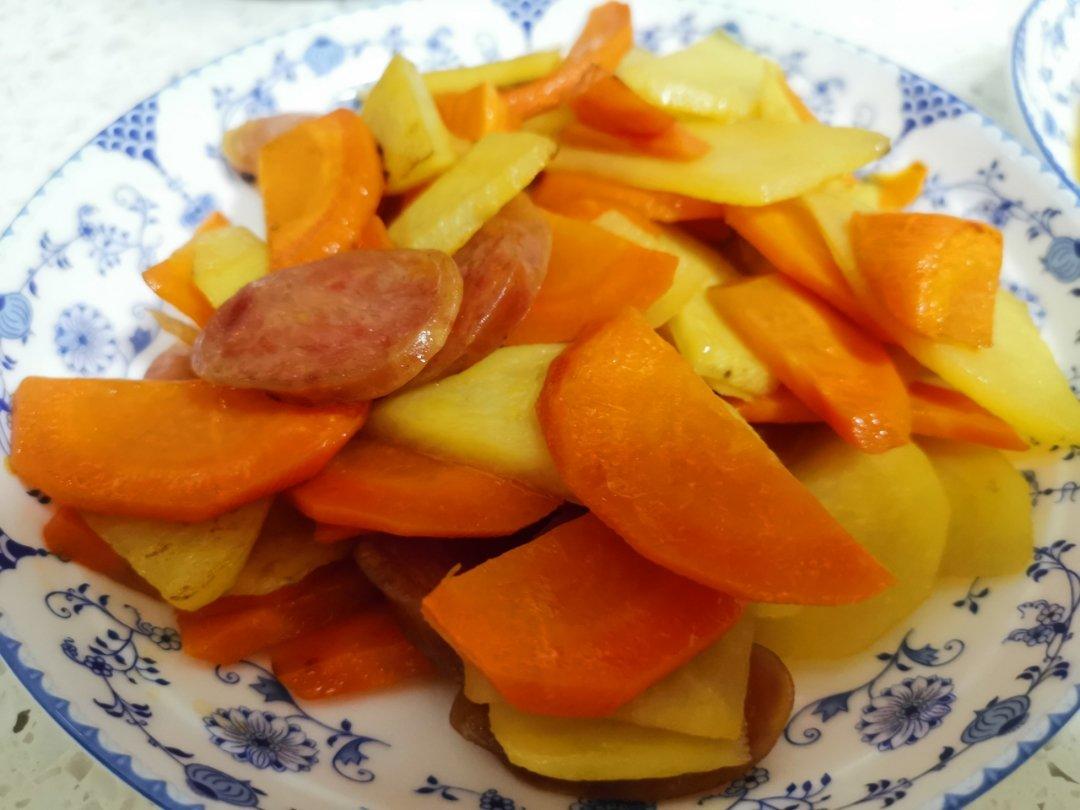 土豆片炒香肠