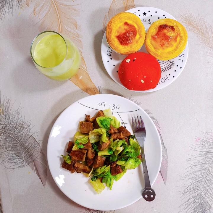 记录小学生营养早餐