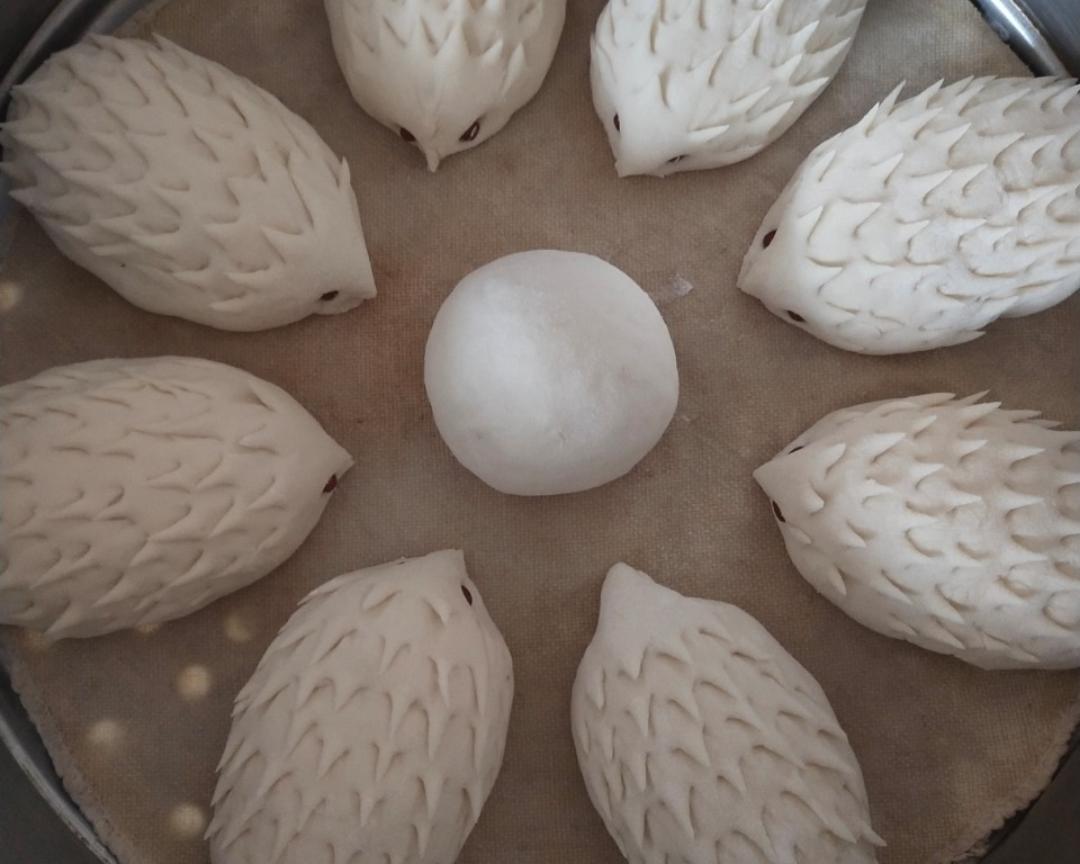 小刺猬豆沙包