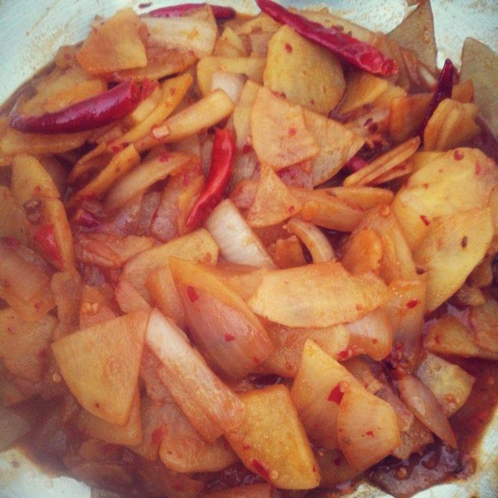 孜然洋葱土豆片